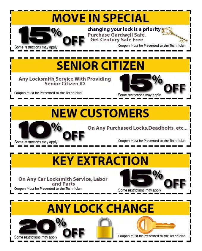 Security Locksmith Services Lincoln Park, MI 313-724-3764 - coupon-img